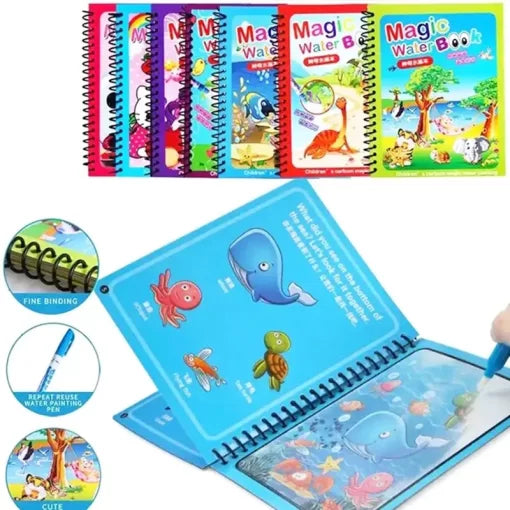 Under Sea Water Coloring Magic Book, Magic Water Colouring Book