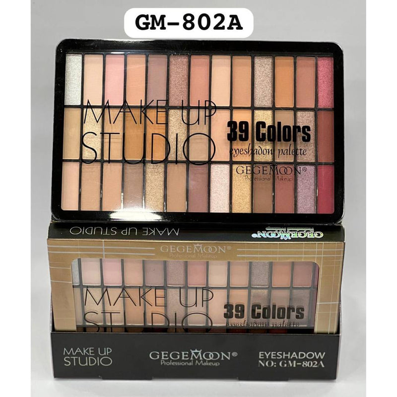 Gegemoon Makeup Studio 39 Color High Pigmented Eyeshadow Kit