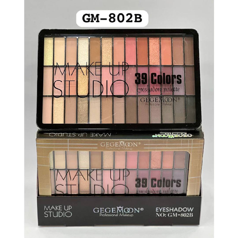 Gegemoon Makeup Studio 39 Color High Pigmented Eyeshadow Kit