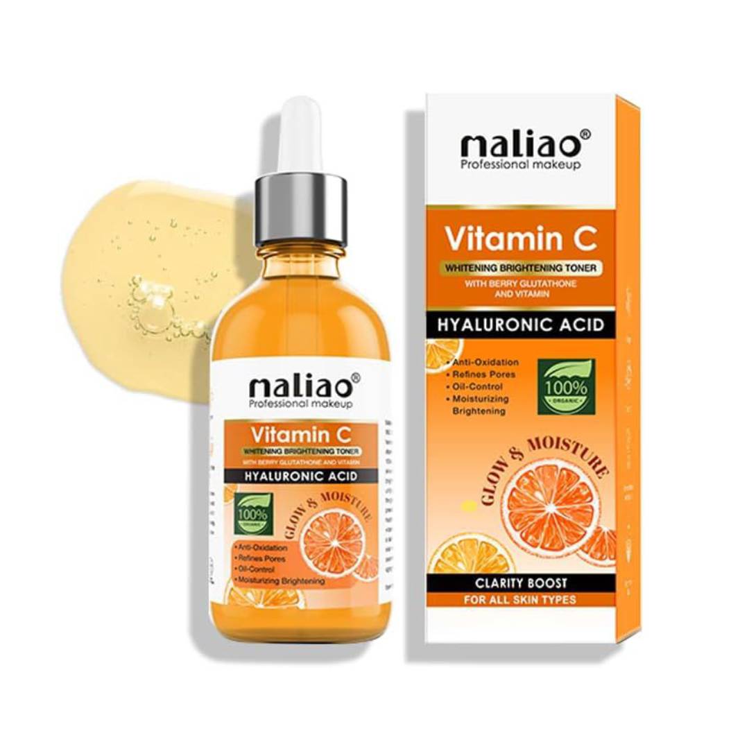 Maliao Vitamin C Hyaluronic Acid Whitening Brightening Toner