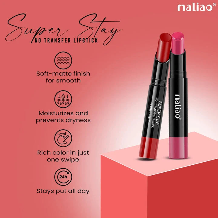 Maliao Super Stay No Transfer Lipstick Matte
