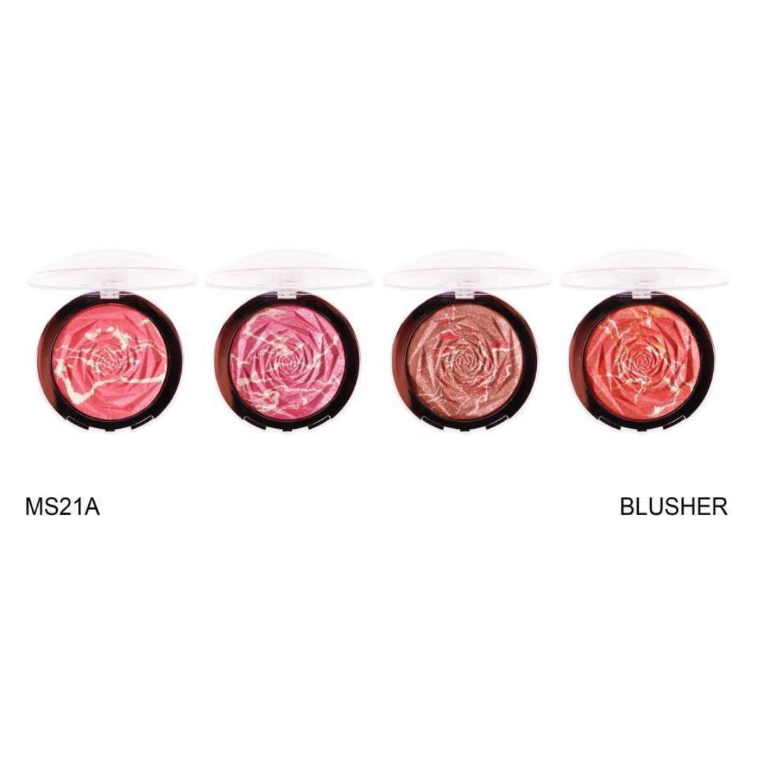 Mielena Italy Fashion Color Makeup Blusher 4Pcs Set MS21A