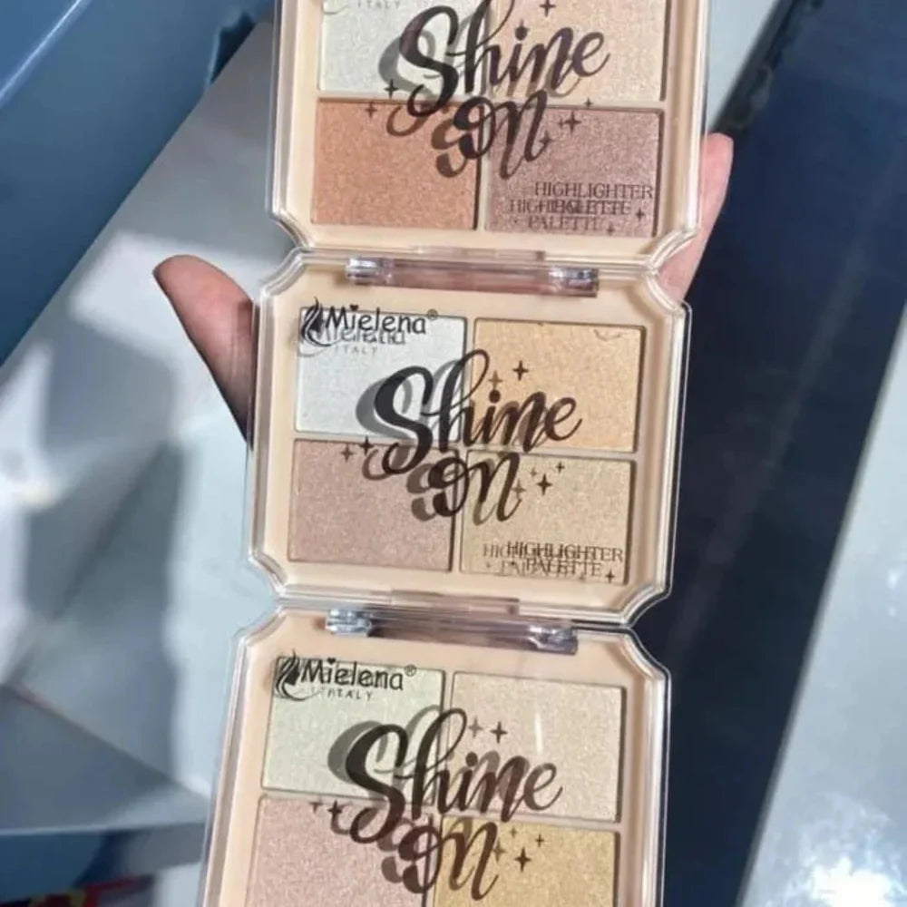 Mielena 4 Colors Highliter Palette