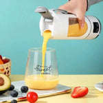 Mini Portable Electric Rechargeable Fruit Juicer Blender for Shakes 450ml