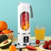 Mini Portable Electric Rechargeable Fruit Juicer Blender for Shakes 450ml