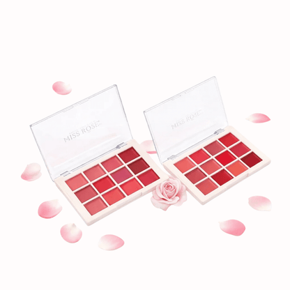 Miss Rose 12 Color Lipstick Palette