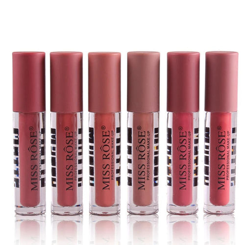 Miss Rose Matte Lipgloss (Pack of 6)