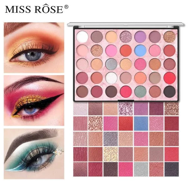 Miss Rose 35 Color High Gloss & Matte Eyeshadow Palette