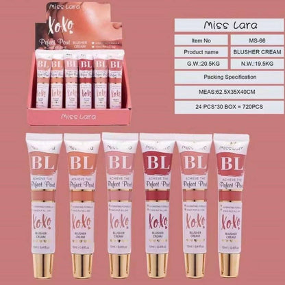 Miss Lara Liquid Blush On 6Pcs Set