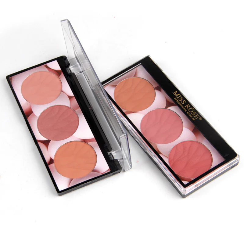 Miss Rose 3 Color Blush Palette