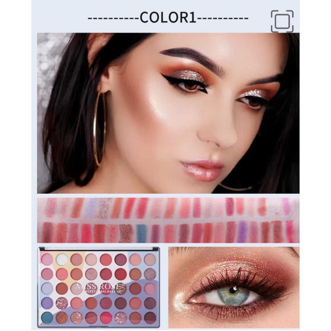 Miss Rose 40 Color Eyeshadow Palette