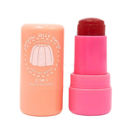 Miss Rose Cooling Water Jelly Tint 2in1 Blusher And Lipstick 4Pcs Set