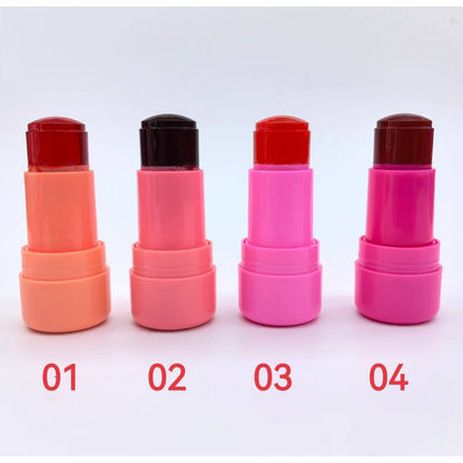 Miss Rose Cooling Water Jelly Tint 2in1 Blusher And Lipstick 4Pcs Set