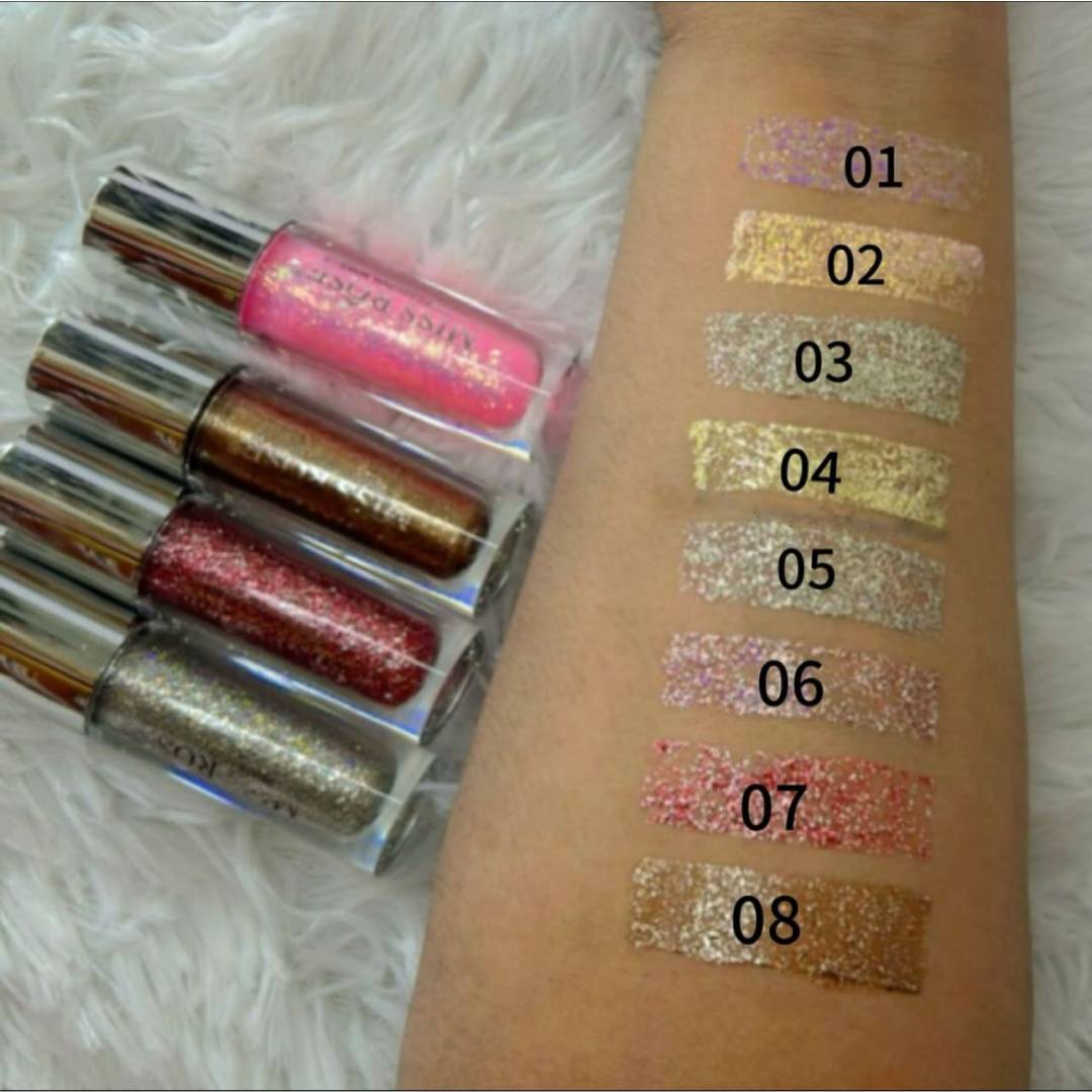 Miss Rose Liquid Pearlescent Glitter Shimmer Eyeshadow 8pcs Set