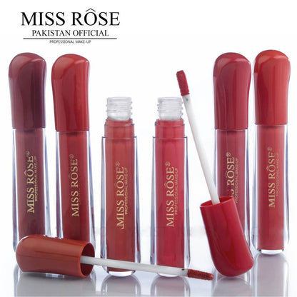 Miss Rose Matte Lip Gloss 6Pcs Set