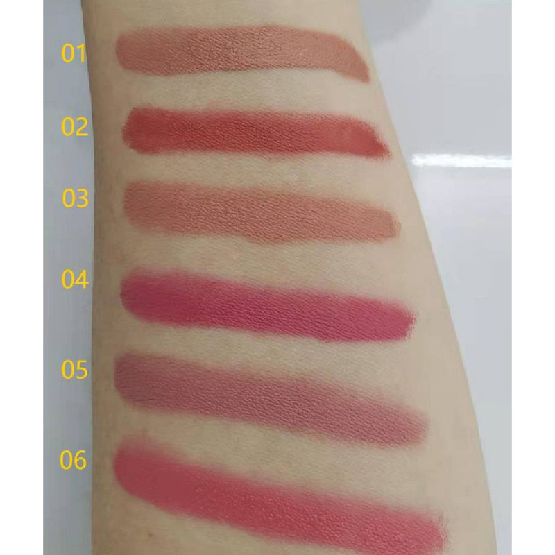 Miss Rose Super Pigmented Long Lasting Soft And Creamy Texture Liquid Blush 6Pcs Set