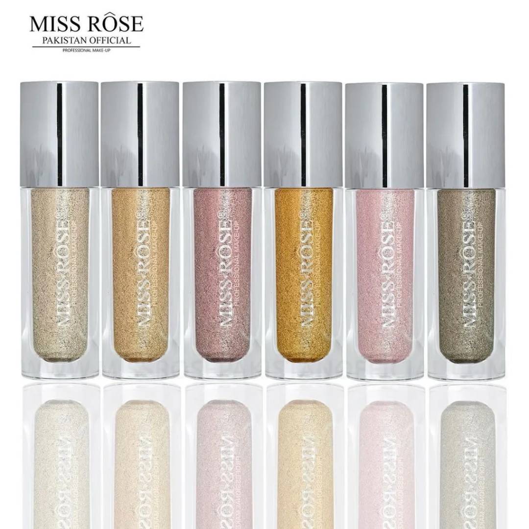 Miss Rose The Queens Gem Glitter Liquid Eyeshadow 6Pcs Set