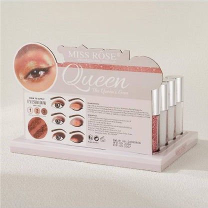 Miss Rose The Queens Gem Glitter Liquid Eyeshadow 6Pcs Set
