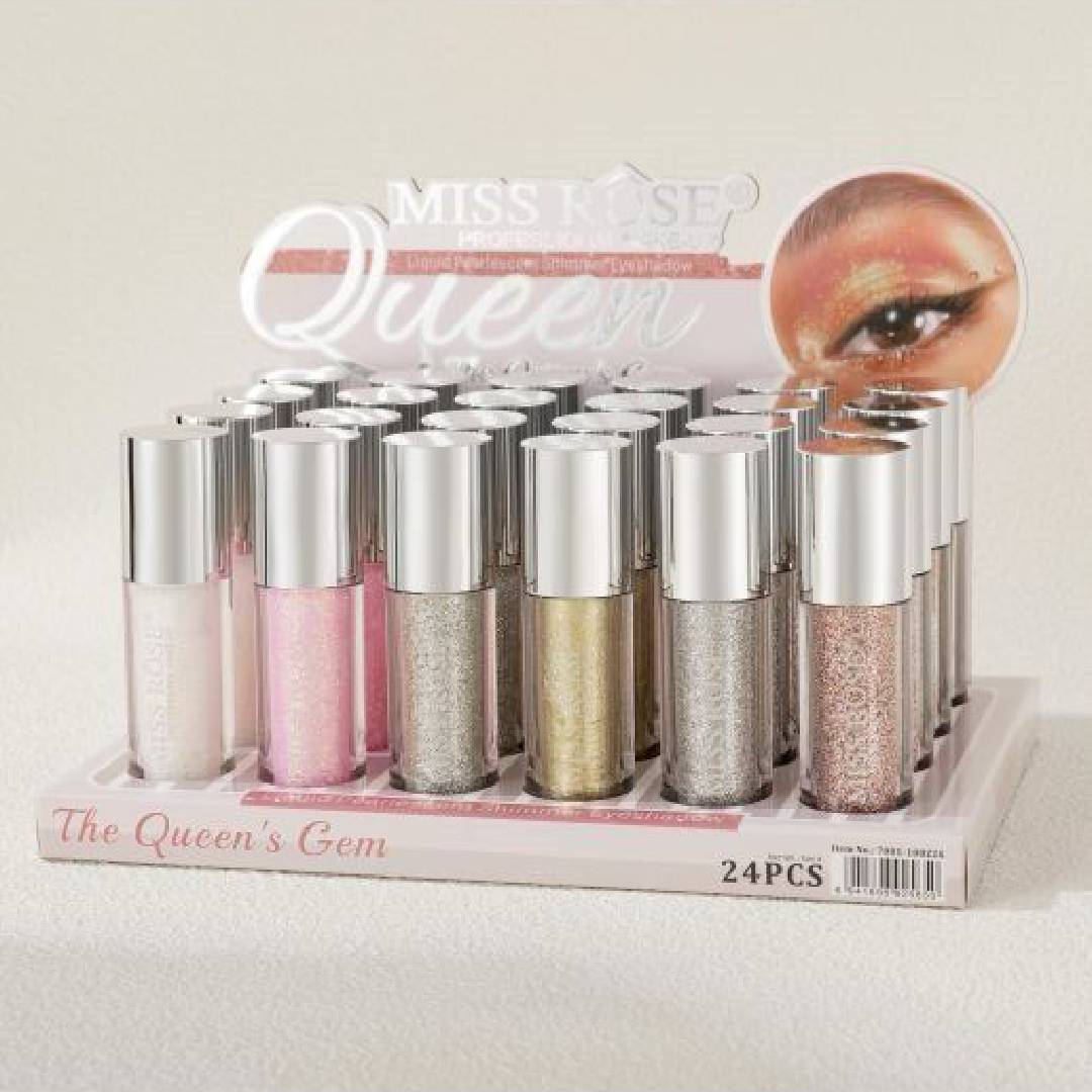 Miss Rose The Queens Gem Glitter Liquid Eyeshadow 6Pcs Set