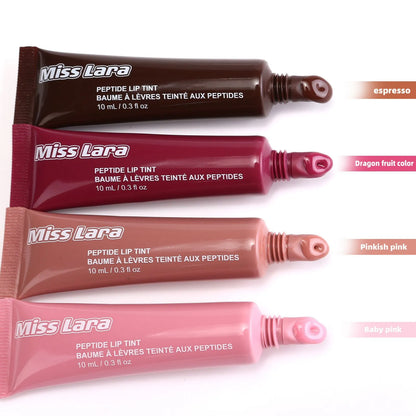 Miss Lara Peptide Lip Tint Plumping Gloss 4Pcs Set