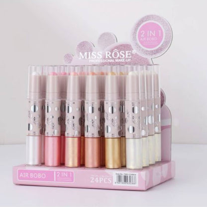Miss Rose Air Bobo 2in1 Highlighter 6Pcs Set