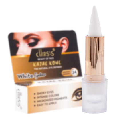 CHIRS'S Beauty Of Face Kajal Kohl The Natural Eye Definer Long Lasting 24Hours - White