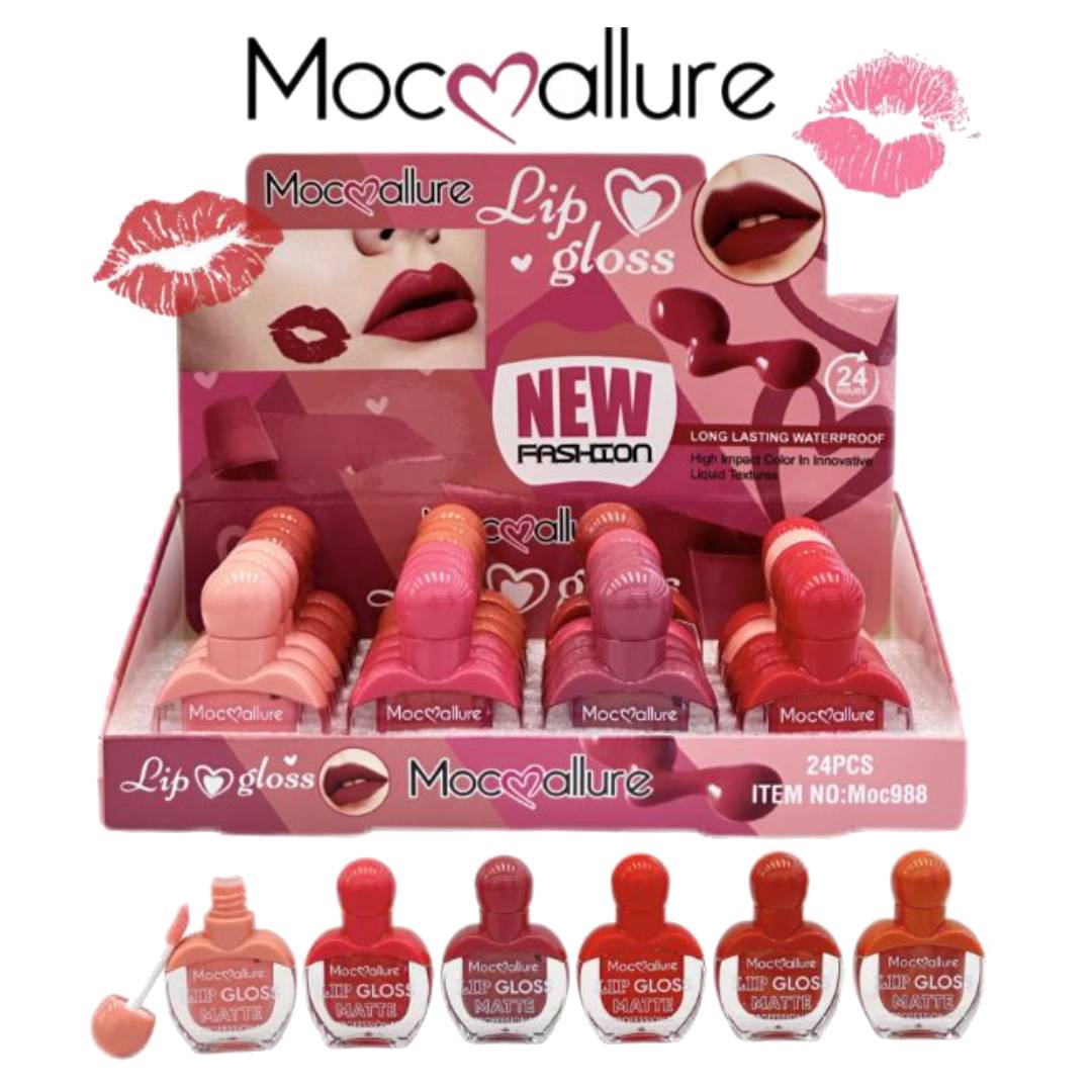 Mocallure New Fashion Long Lasting Waterproof Lip Gloss 6Pcs Set