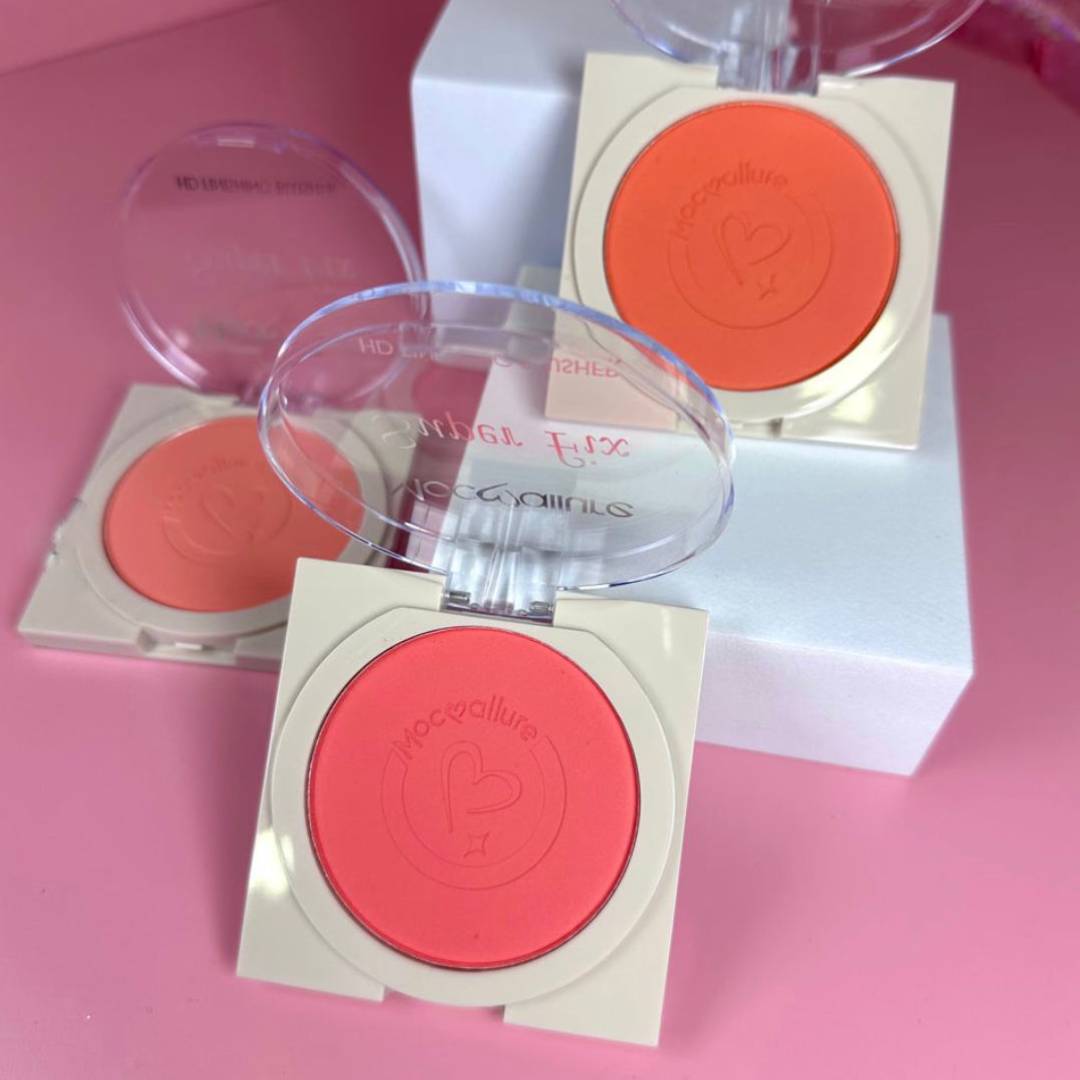 Mocallure Super Fix HD Finishing Blusher Long Lasting Matte Blush On 3Pcs Set