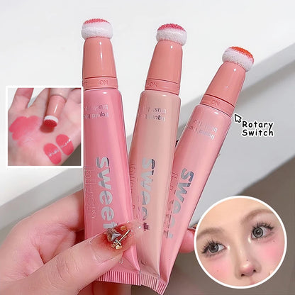 Miss Lara Korean Sweet Blush Liquid Blushes Puff Tube