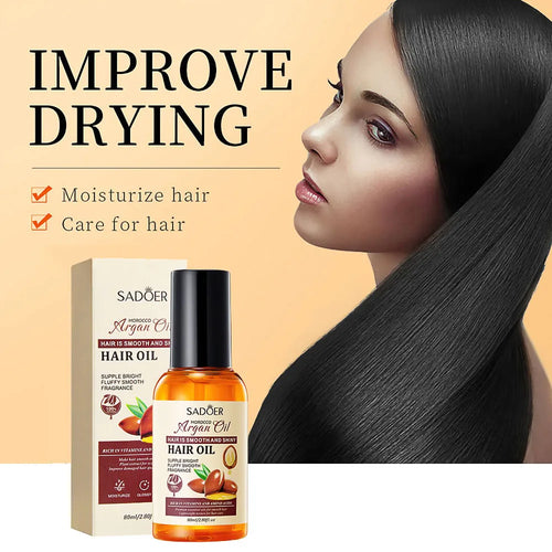 Sadoer Morocco Argan Hair Oil Moisturizing And Smoothing Anti-Hair Loss Repair