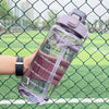 Motivational Sports BPA-Free Water Bottle With Straw Lid 2000ml