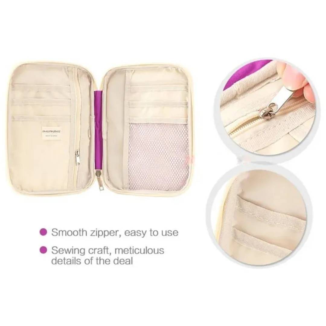 Multifunctional Passport Wallet Travel Bag Passport Holder Travel Pouch 156151