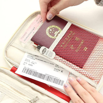 Multifunctional Passport Wallet Travel Bag Passport Holder Travel Pouch 156151