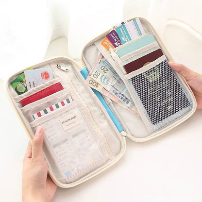 Multifunctional Passport Wallet Travel Bag Passport Holder Travel Pouch 156151