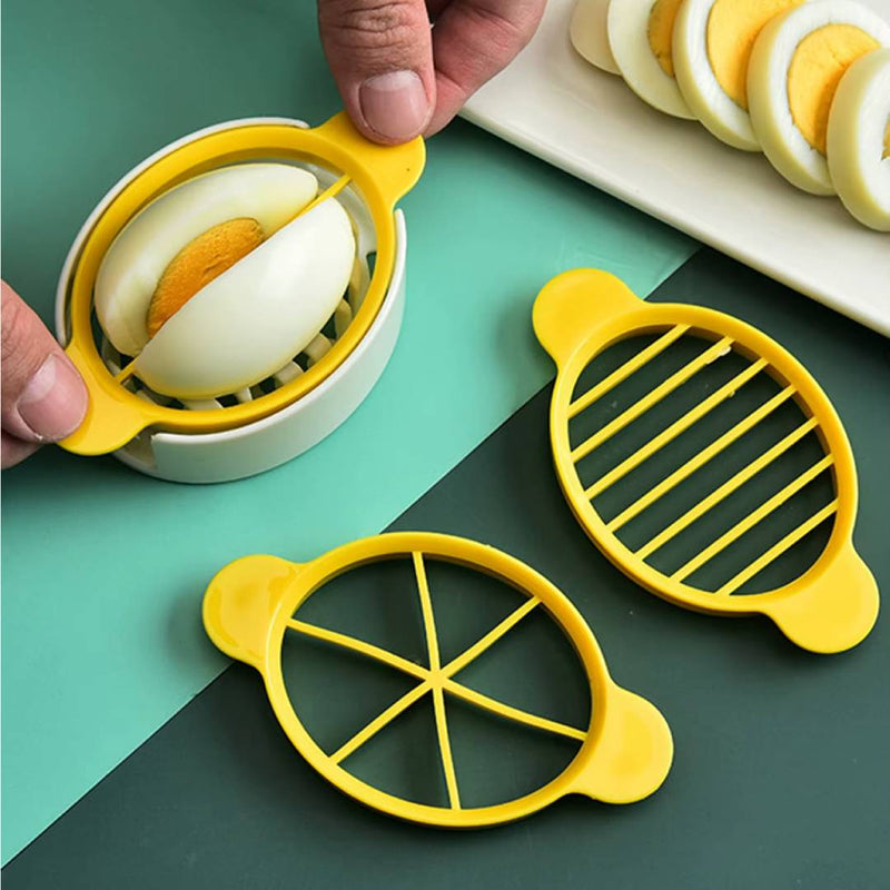 Multifunctional 3in1 Egg Slicer Egg Cutter