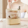 Multilayer Transparent Dustproof Luxury Makeup Organizer Rotating Cosmetic Storage Box Jewellery Box