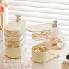 Multilayer Transparent Dustproof Luxury Makeup Organizer Rotating Cosmetic Storage Box Jewellery Box