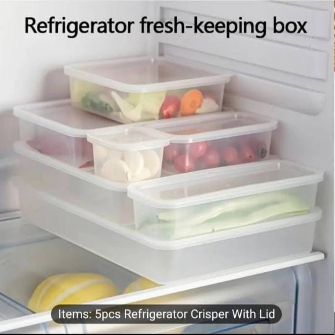 Multipurpose Food Storage Box Refrigerator box Food Storage Container 4Pcs Set