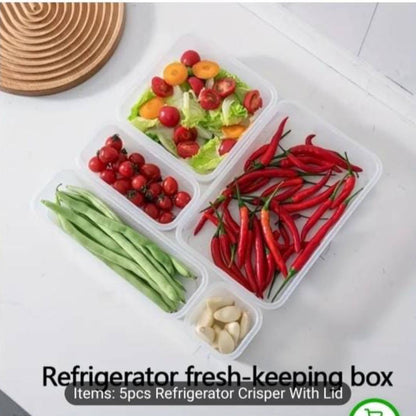 Multipurpose Food Storage Box Refrigerator box Food Storage Container 4Pcs Set