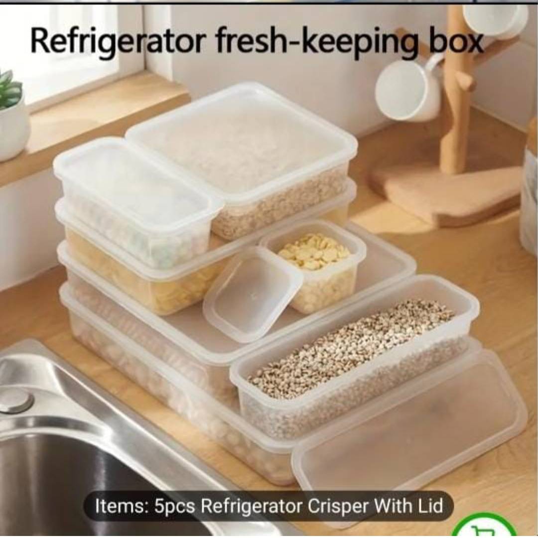 Multipurpose Food Storage Box Refrigerator box Food Storage Container 4Pcs Set