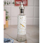 Multipurpose Marble Print Oil And Vinegar Dispenser Bottle 300ml