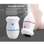 Portable Electric Cell Operated Foot Grinder Pedicure Automatic Callus Remover With Extra Head