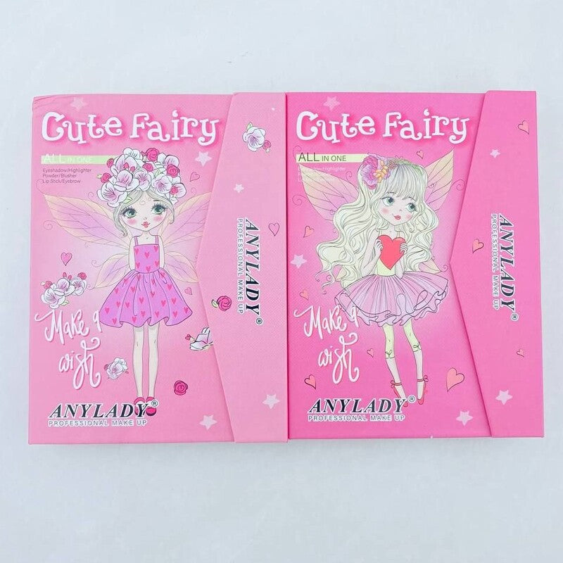 Any Lady Cute Fairy All in One Makeup Highlighter Blusher Lipstick Eyebrow Powder Eyeshadow Palette