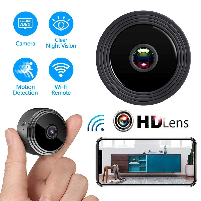 A9 Mini Camera With Wireless Connectivity And Live Intercom