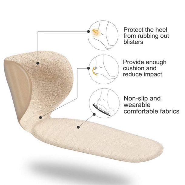 Soft T-Shape High Heel Anti Slip Cushion Shoe Pad