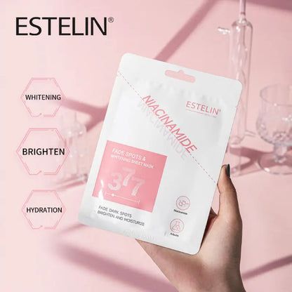 Estelin Niacinamide Fade Spots & Whitening Sheet Mask 25g