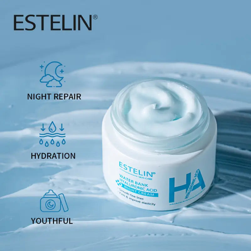Estelin Water Bank Hyaluronic Acid Night Cream 50g