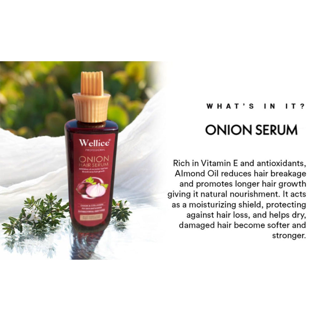 Detailed Onion Hair Serum Background Collection Detailed Onion Hair Serum Background Collection