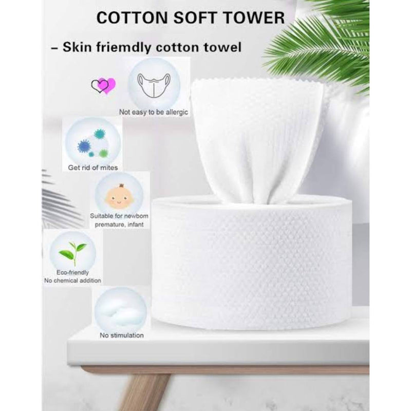 Cotton Soft Disposable Face Towel Face Cleansing Wipe Tissue