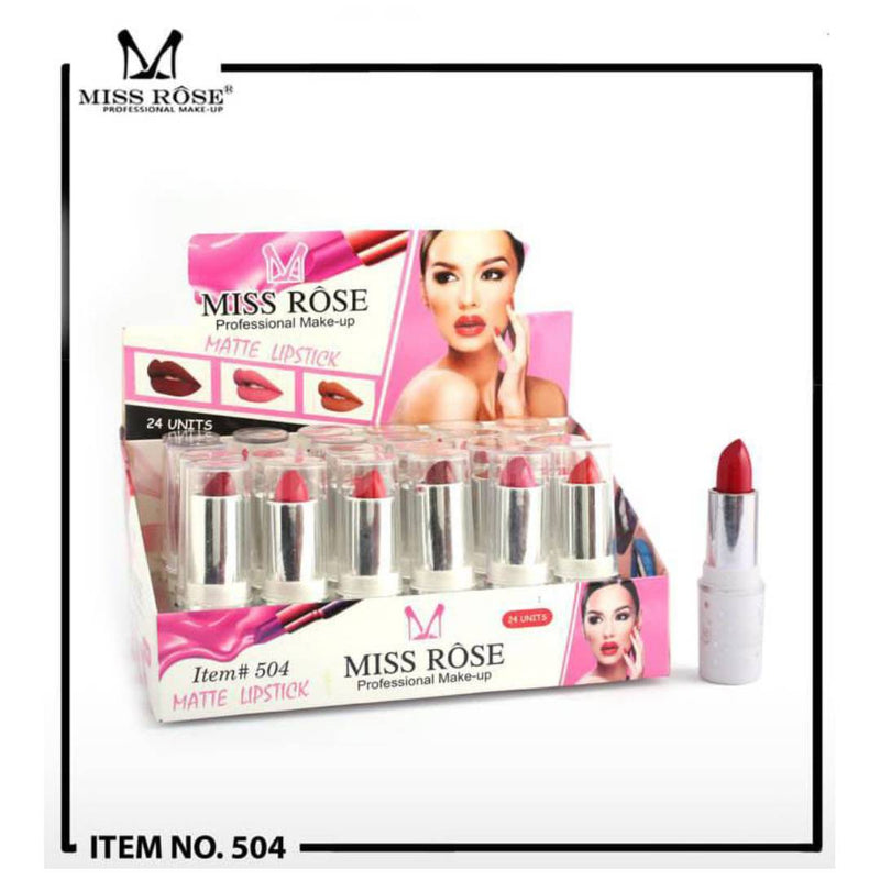 Miss Rose Matte Lipsticks 6Pcs Set